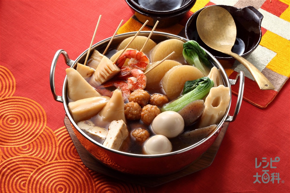 献立 おでん、ぬか漬け、大豆の水煮、チーズ、ナッツの蜂蜜漬け、ワイン : kajuの□今日のお料理・簡単レシピ□