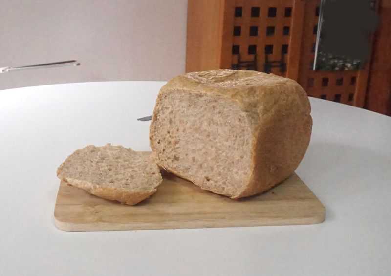 ふすま全粒粉パン糖質制限hb