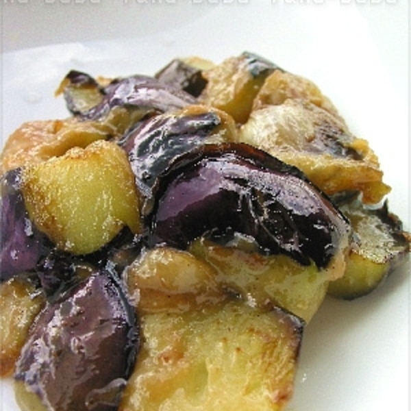 白ナスの生姜醤油焼き