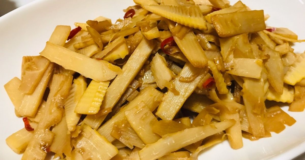 自家製メンマの作り方☆たけのこで超簡単!炒めるだけ♪シャキッと食感がクセになる自家製メンマ☆ご飯のおかず、お酒のおつまみに☆-How to makeBamboo Shoots料理研究家ゆかり