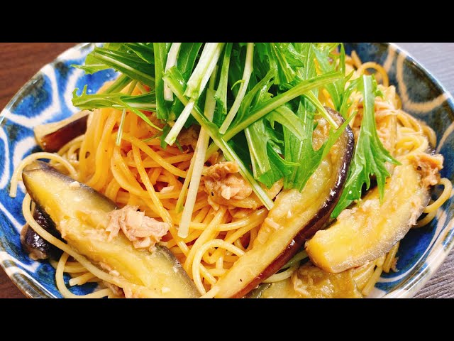 豚肉と水菜のおろし入りぽんパスタ