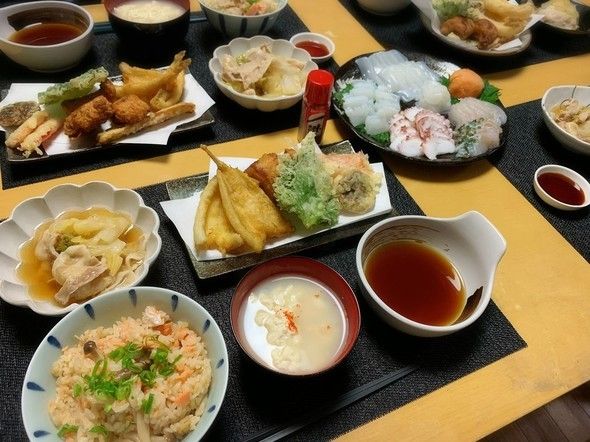 天ぷらの献立 副菜:かぶと水菜のさっぱりサラダ、汁物:はまぐりのお吸いもの 献立・メニュー 味の素パーク たべる楽しさを、もっと