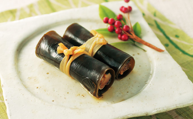 豚肉の塩昆布巻きソテー株式会社 神宗