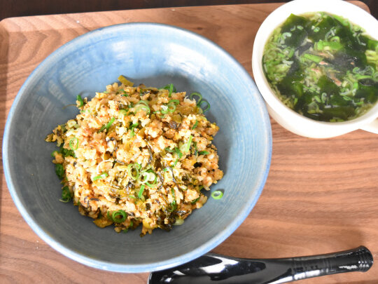 明太高菜チャーハン by akkey-yクックパッド簡単おいしいみんなのレシピが392万品