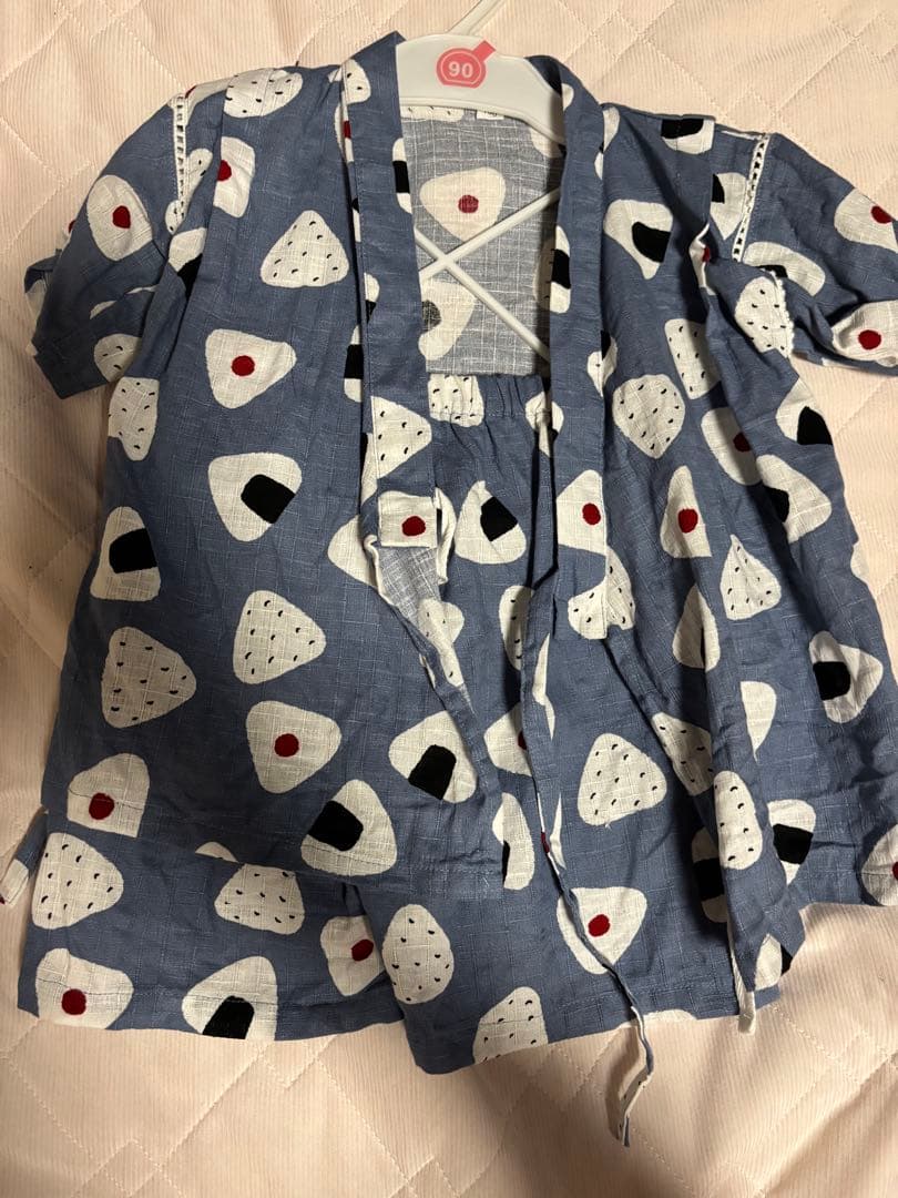 甚平 ベビー 男の子 80 90 95 和柄 おにぎり おむすび 夏祭り パジャマ ルームウェア 縁日 甚兵衛 sp-145 :セレクトショップPearl - 通販 - Yahoo!ショッピング