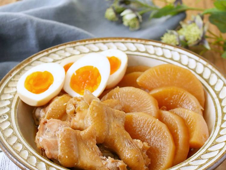 手羽元の煮物を炊飯器で!大根と卵と煮込む簡単レシピ