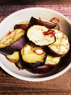 オーブントースターで焼きナス