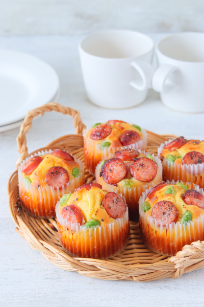 じゃがいもとコーンのおかずマフィン