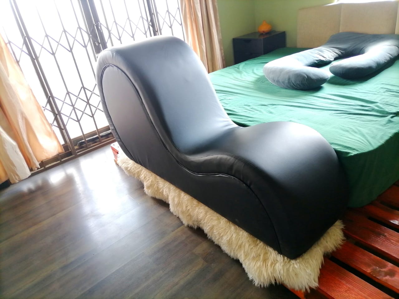 Black Detachable Kinky Couch Sex