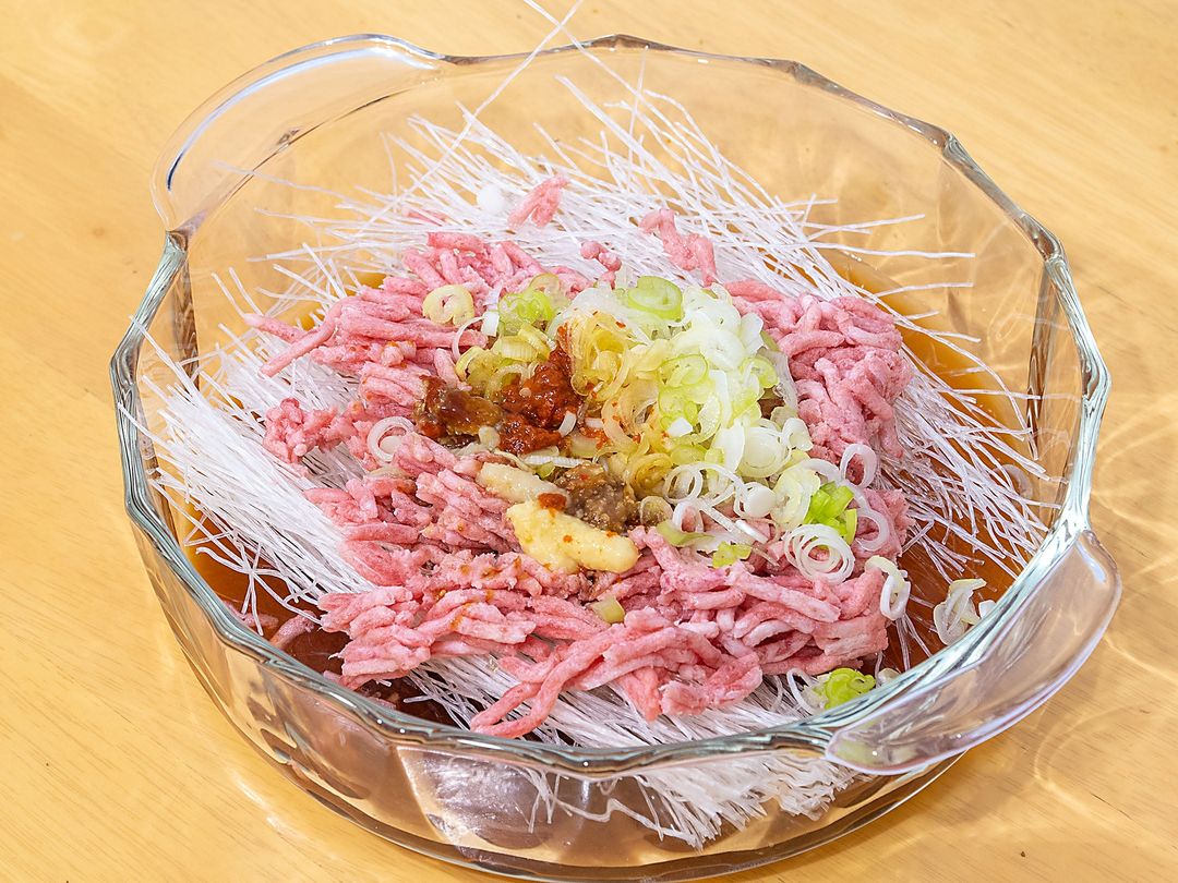 5分de完成♡お湯をかけて戻す♡うま辛♡タイ風春雨サラダ♡