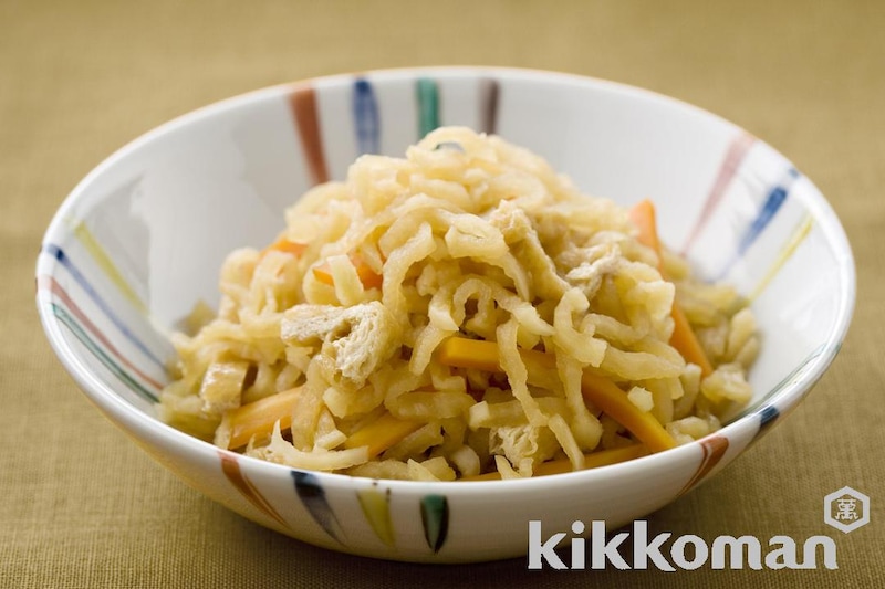 白だしで作る切り干し大根〜お麩入り