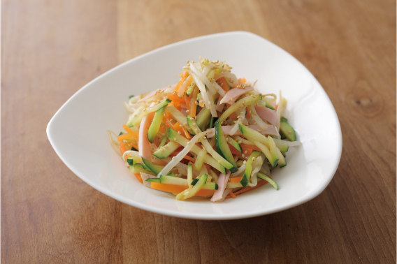 にんじんとズッキーニのピカタ