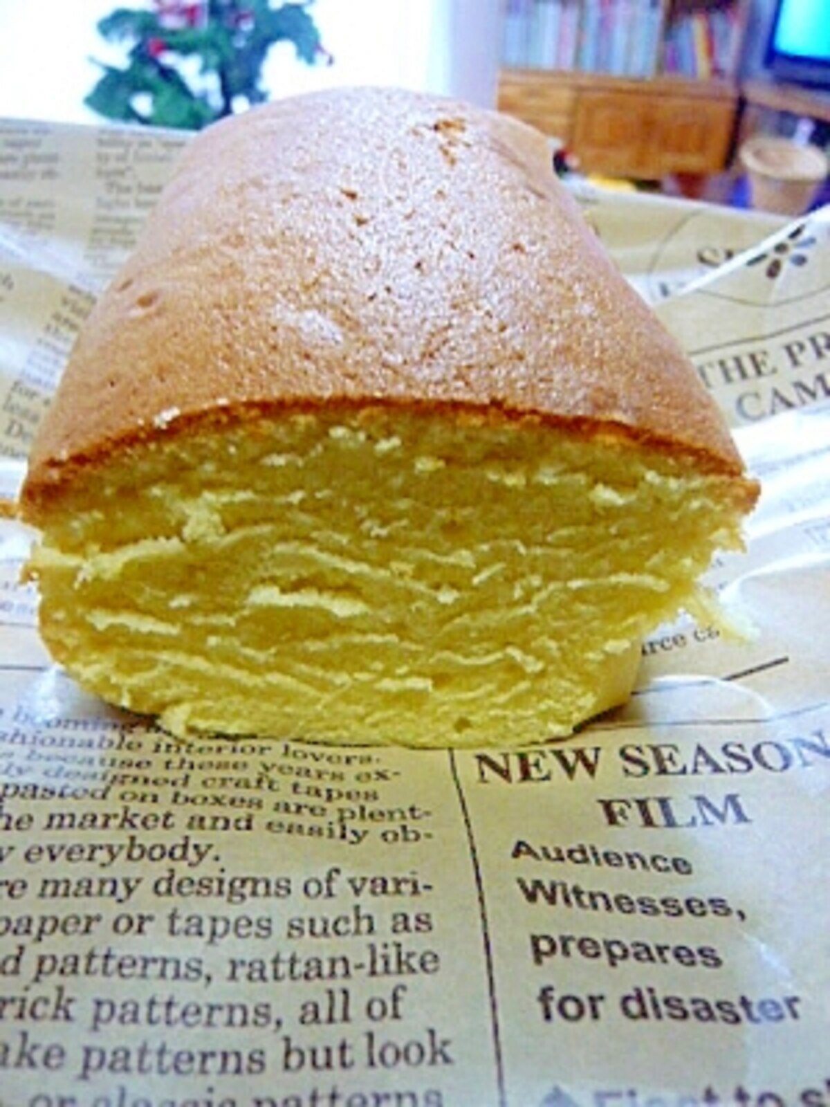 No.6 強力粉の紅茶パウンドケーキ 思ってたよりうまく出来たみたい ^^そら♪おじさんの気ままなお菓子工房 〜シフォンケーキ作り日記