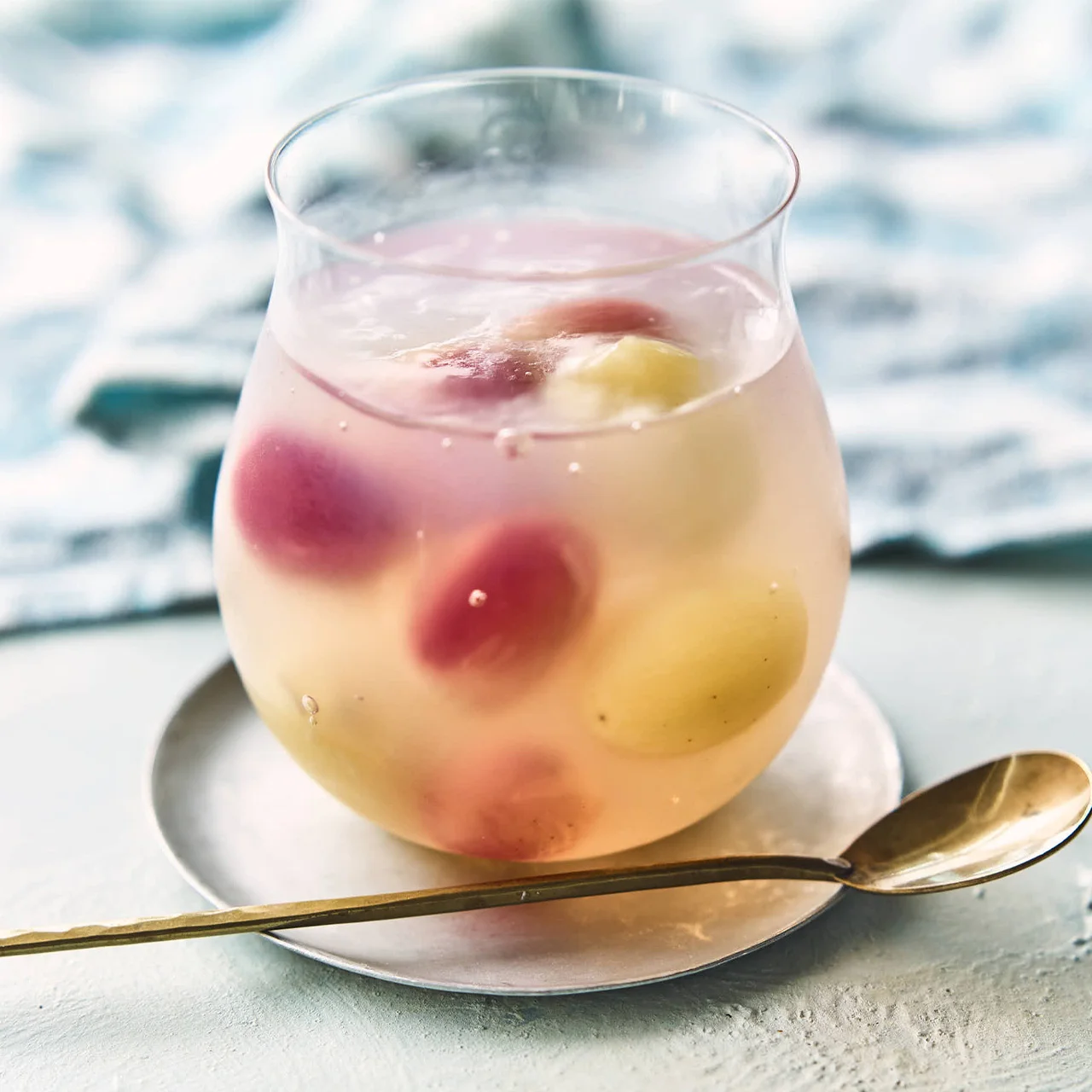 梨とぶどうの秋パフェあいコープのレシピ集