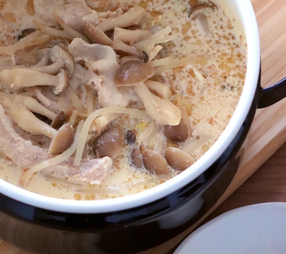 簡単一人鍋★キムチチーズ鍋