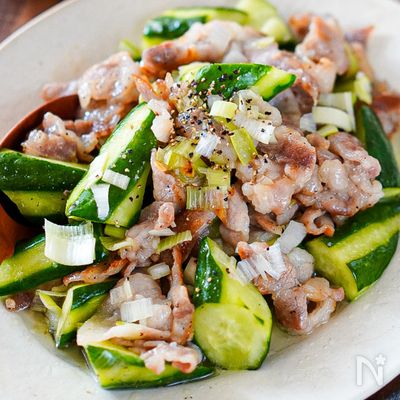 傷んできちゃったら きゅうりの炒めナムル