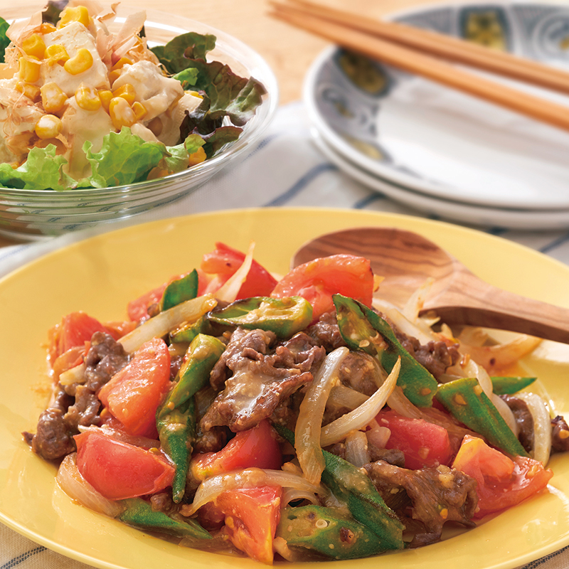 牛肉とピーマンの炒めもの