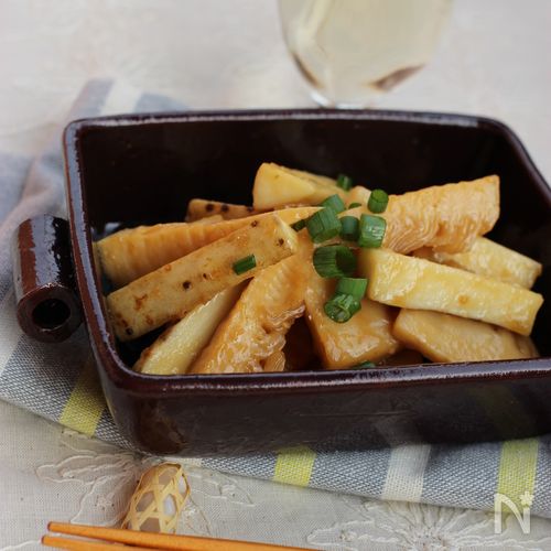 タケノコ芋のバターソテ