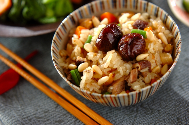 レンジ五目おこわ