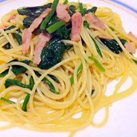 ニンニク香る！キャベツとベーコンのアーリオオーリオ