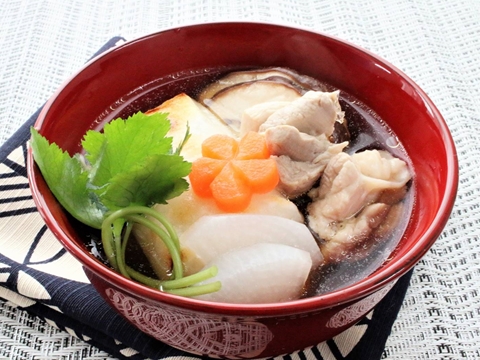 めんつゆで作る『我が家のお雑煮』
