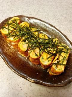 お弁当の定番☆明太子の卵焼き