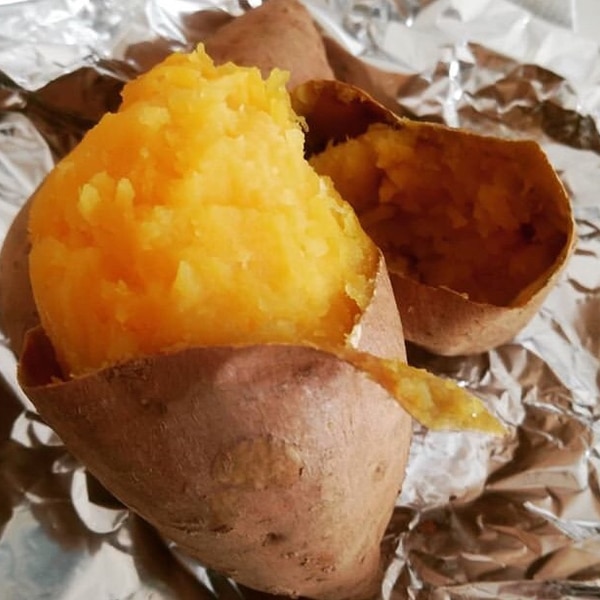 焼き芋の作り方ねっとり甘い🍠 オーブン200℃ - かあちゃんねる「ご飯だよ～」