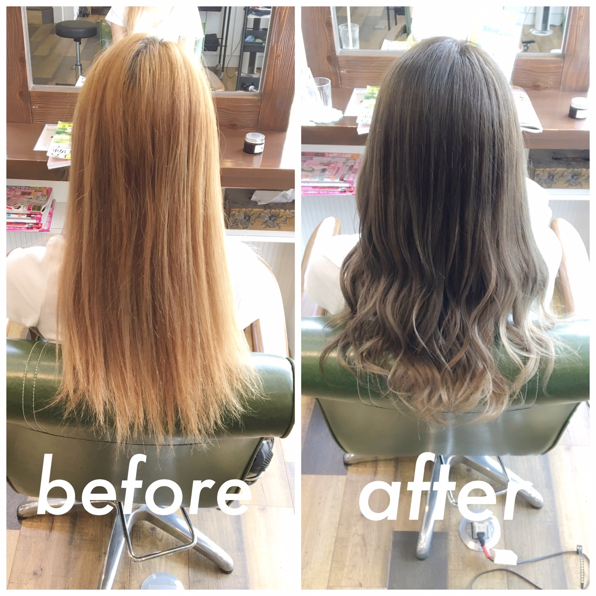 綺麗で自然なオンブレ・ソンブレを目指し髪色を育てていくカラーHanaカラーログ