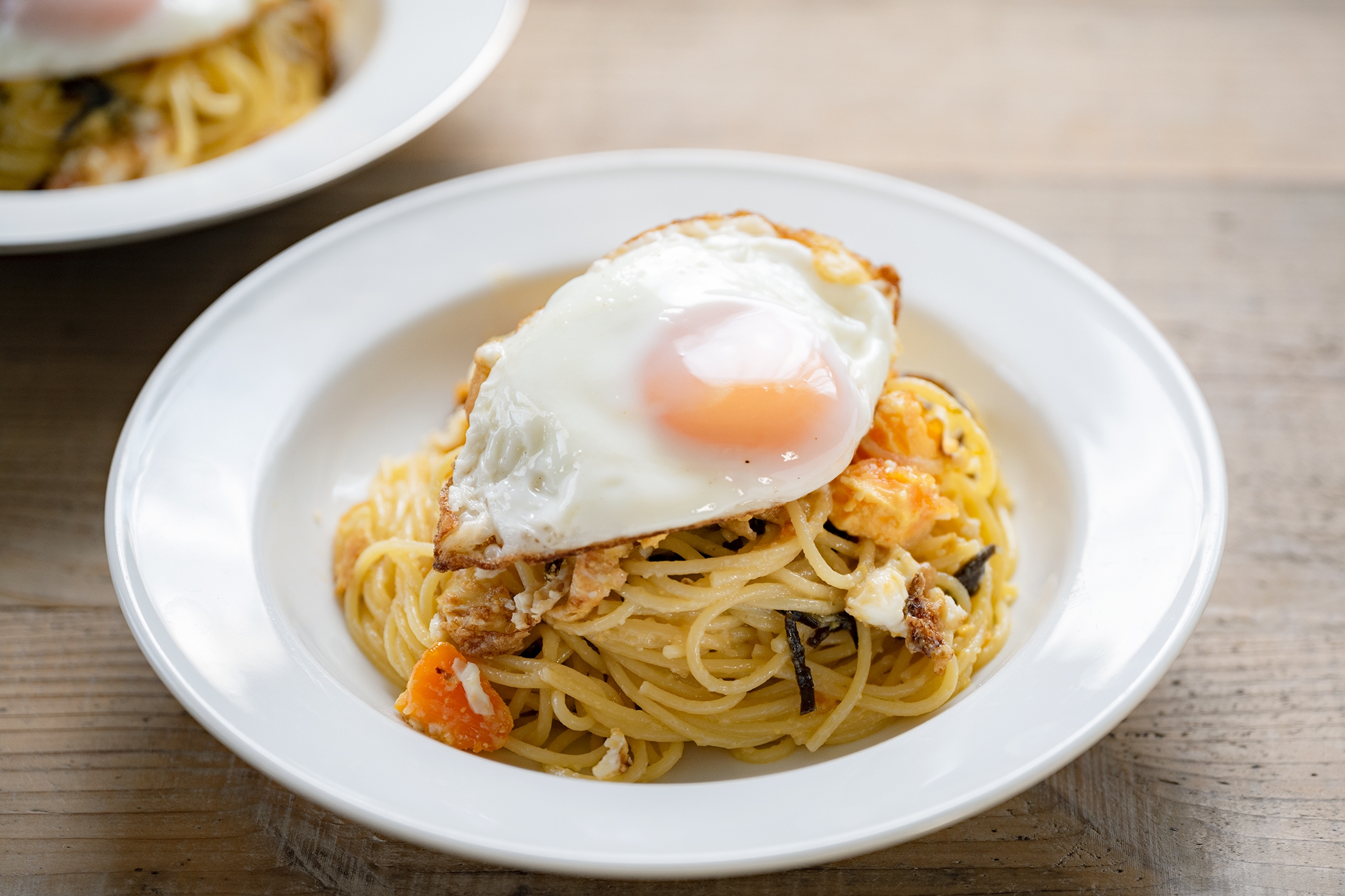 ツナと塩昆布の和風パスタ 包丁いらず！ゆでたパスタに具材を和えるだけ♪