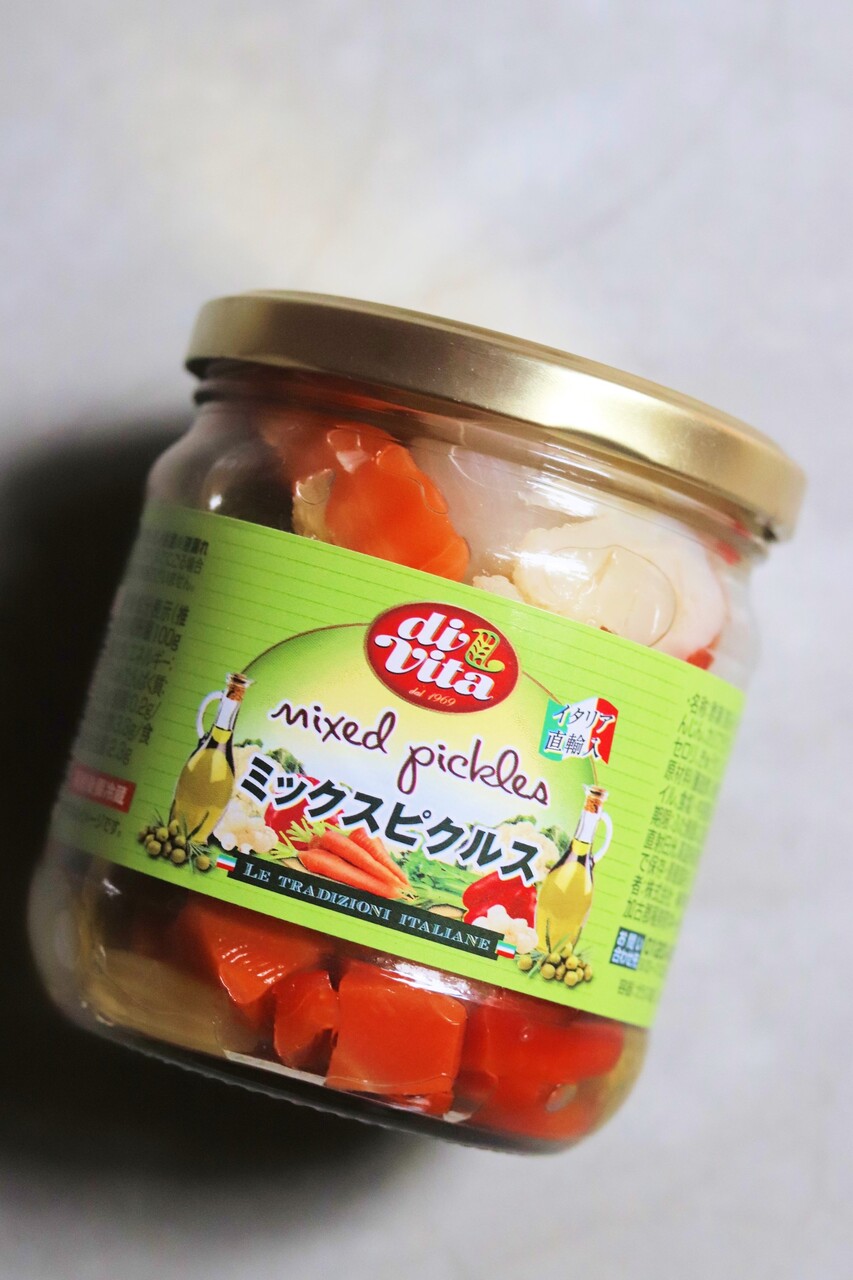 常温イタリアンミックスピクルス 400g ☆イタリアから直輸入入り数12個ケース売り業務スーパー 業務スーパー ビスコッティ100g イタリア直輸入業務スーパーの商品をレポートするブログ