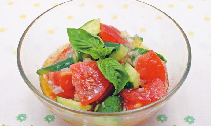 トマト きゅうり 玉ねぎ マリネ カンタン 酢TikTok