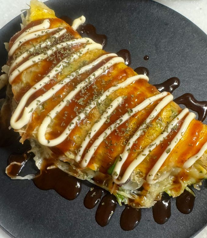 ライスペーパーで作るお好み焼きレシピ