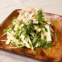 水菜のごま梅マヨネーズ和え