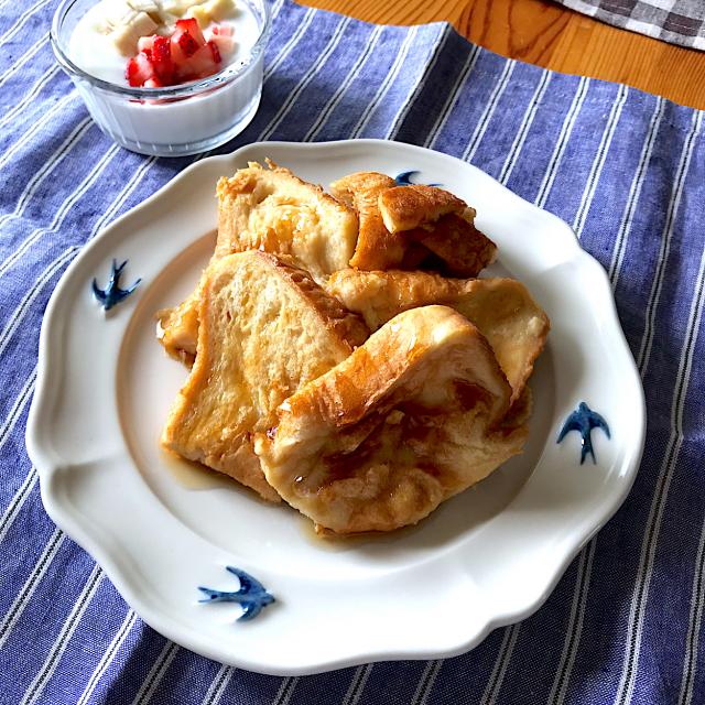 フレンチトースト＜ヨーグルト＆バナナ＞