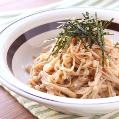 えのきの明太子バター和え レンジで5分