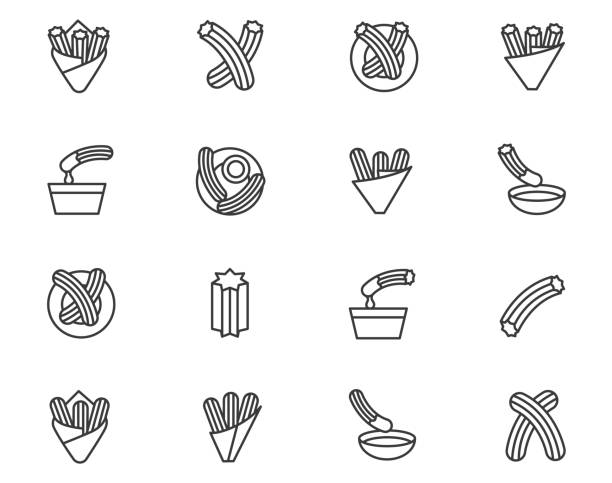 1,200点を超えるチュロスのイラスト素材、ロイヤリティフリーのベクター素材グラフィックスとクリップアート - iStock