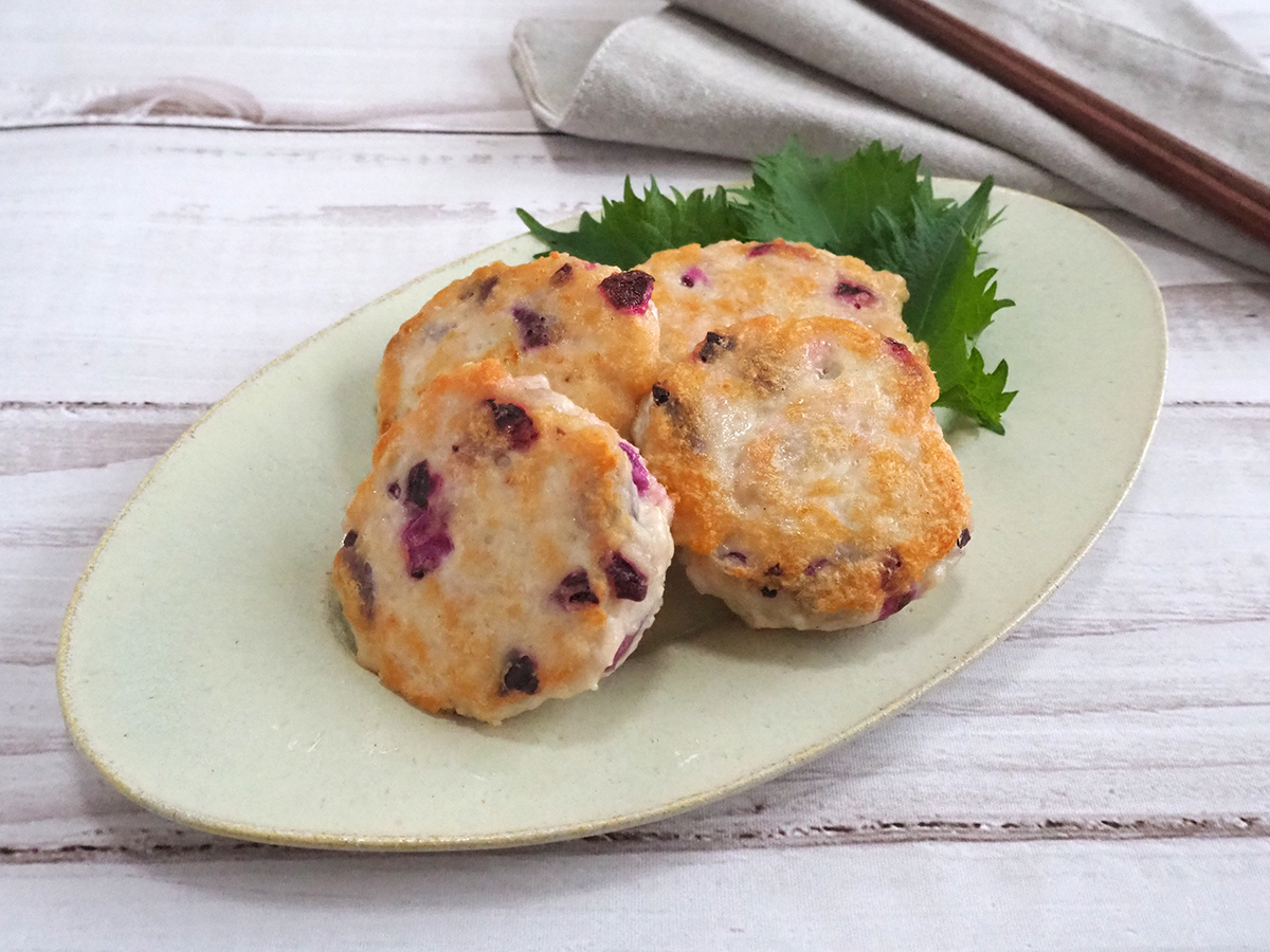 可愛いお弁当のおかず！ミートボールバーガ