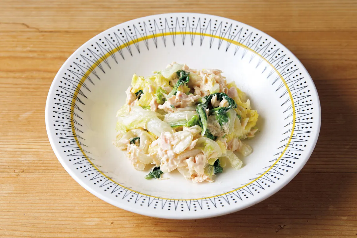 さっと炒める5分おかず！ 白菜の洋風ガーリック炒め