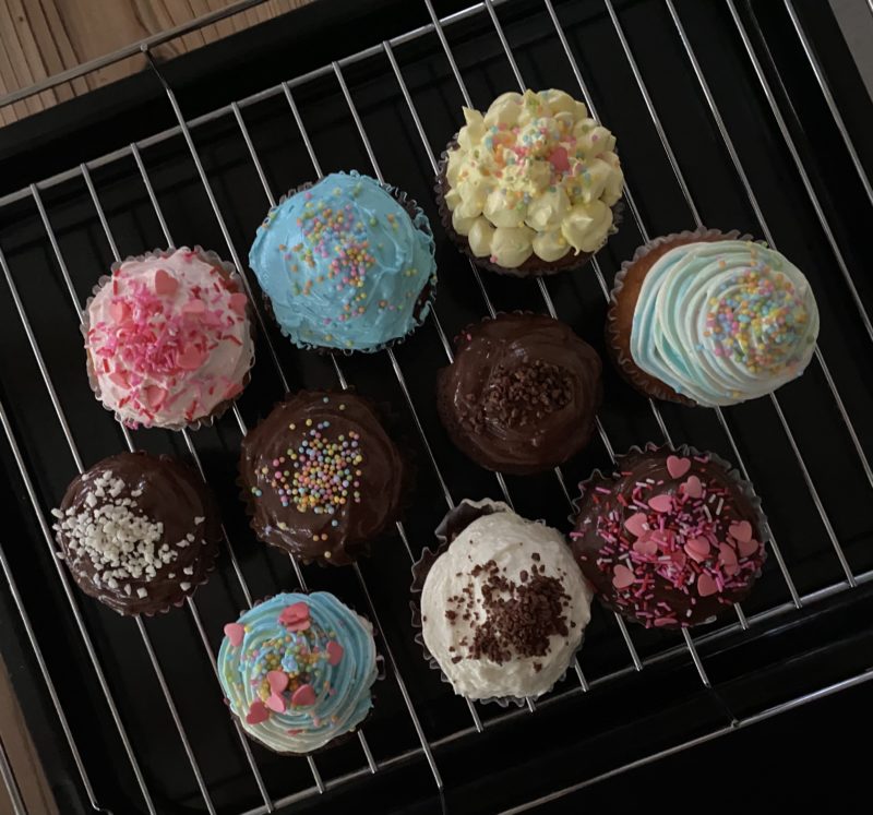 ★バレンタインに♪くまさんカップケーキ★