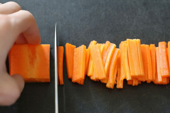 人参の千切り