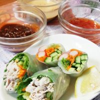 生春巻き・スイートチリソースと自家製ナンプラーたれ レシピ・作り方 by ゆうSAIEN - 楽天レシピ