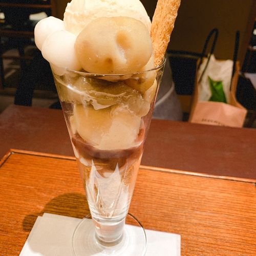 丹波栗のパフェ 宝泉 JR新幹線京都駅店宝泉堂ホウセンドウの口コミ一覧おいしい!が増えるグルメアプリ「SARAH」