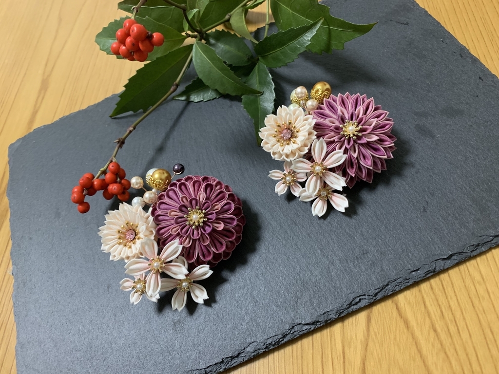 つまみ細工の桜ブローチの作り方Craftie Style