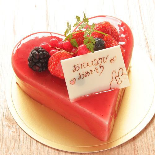 低糖質 ハート形木苺レアチーズケーキ直径13cm -低糖質スイーツ専門店 GOOD EATZ - プレゼント＆ギフトのギフトモール