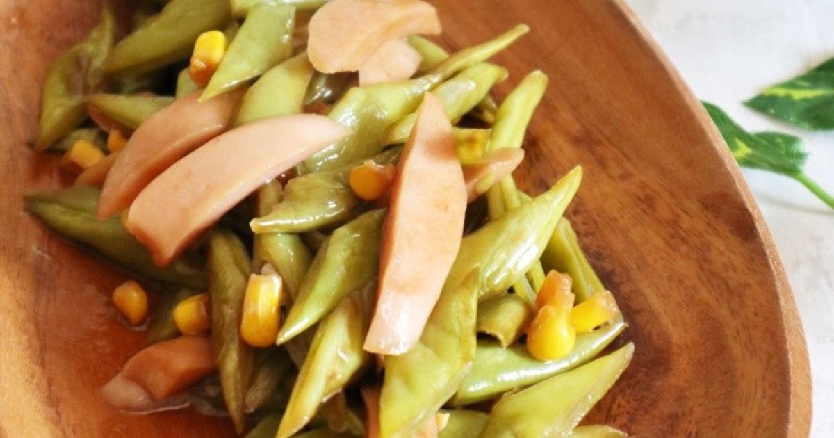 モロッコインゲンのバター醤油炒め