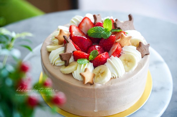 バナナショートケーキ : 東京都調布市菊野台の手作りお菓子工房 アトリエタルトタタン