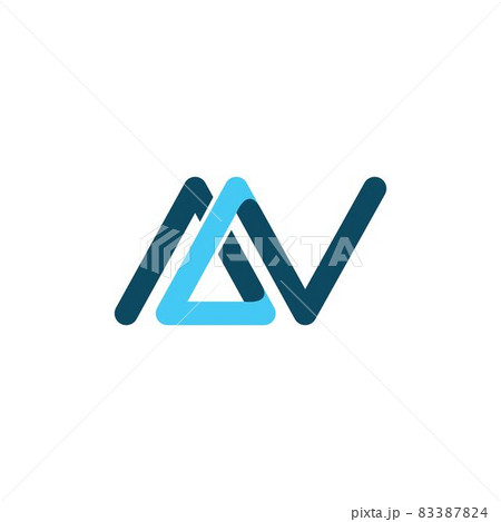 AV Logo Design. AV Letter