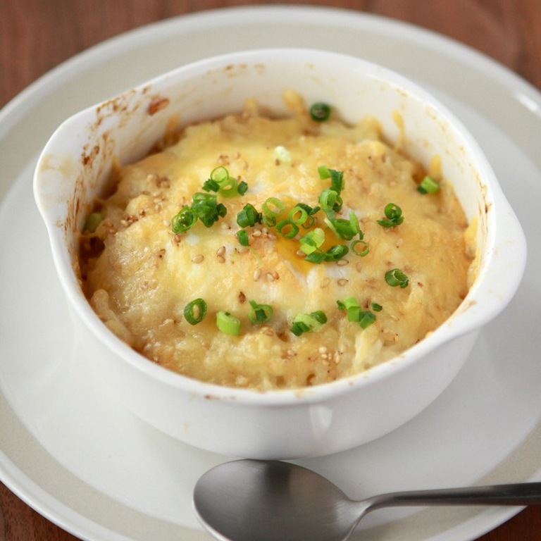 6Pチーズペッパー入り炊き込みカルボ飯