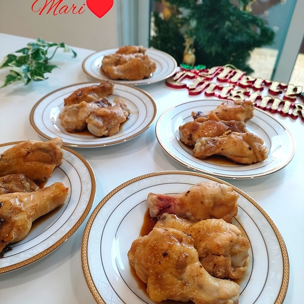 Xmas♬手羽元でミニミニローストチキン