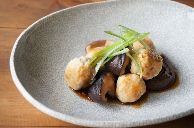 白菜えのきの鶏団子鍋